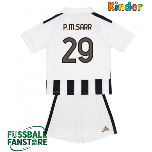 Juventus Pape Matar Sarr #29 Replik Heimtrikot Kinder 2026-27 Kurzarm (+ Kurze Hosen)